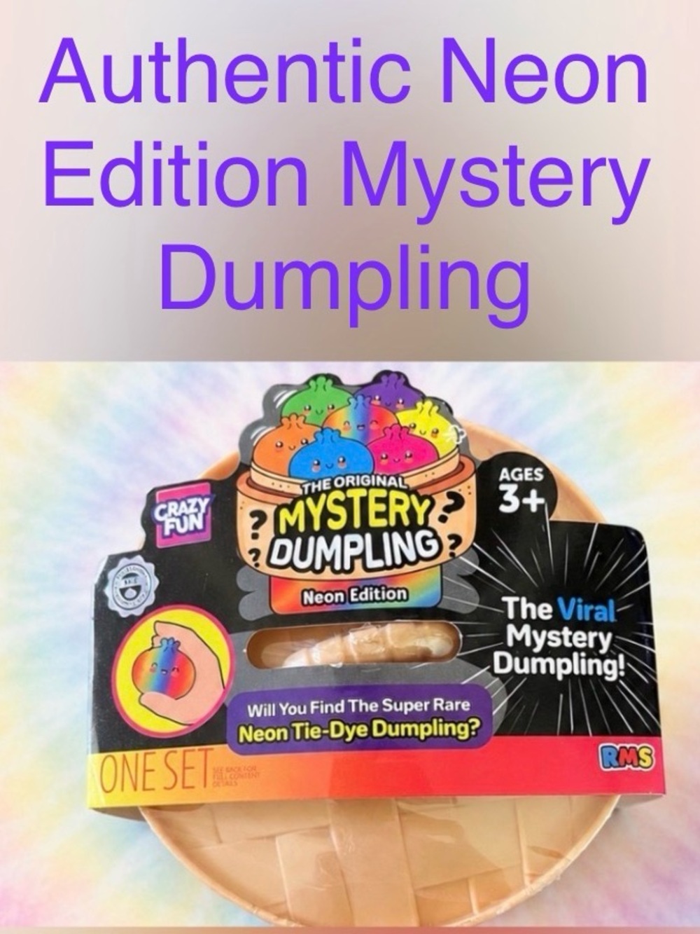 NEW SEALED Authentic RMS Crazy Fun Mystery Neon Edition  Dumpling